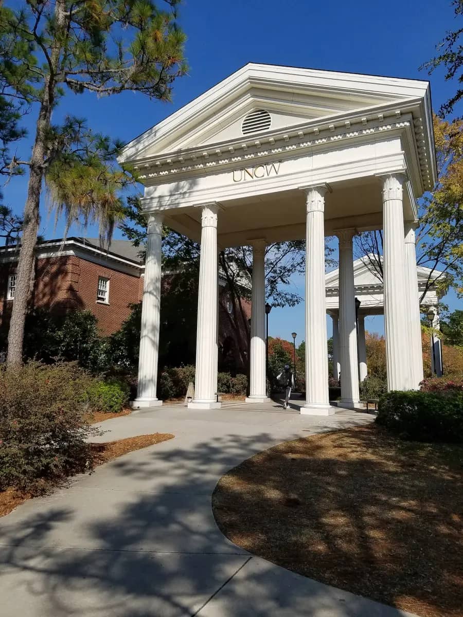University of North Carolina Wilmington campus — Iconic arches on the campus of University of North Carolina Wilmington (UNCW) in Wilmington, North Carolina